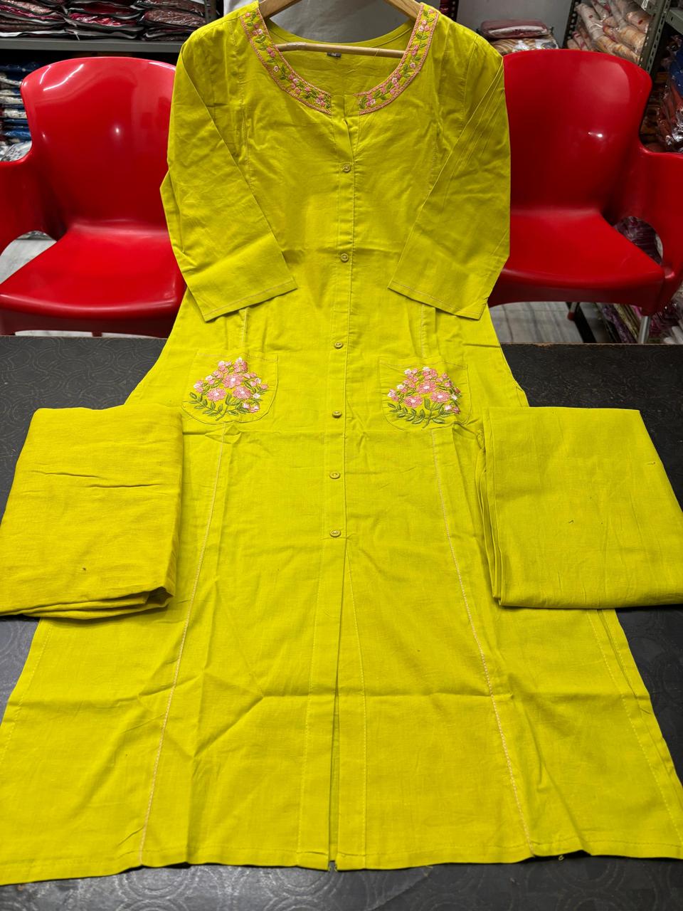 Naira Floral Handcrafted Kurti