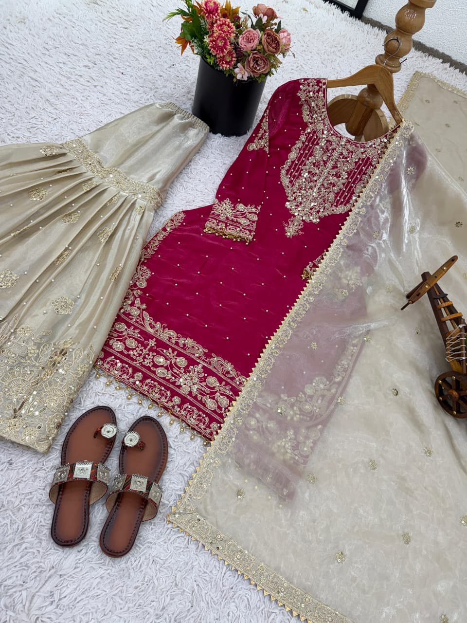 Aarohi Embroidered Set