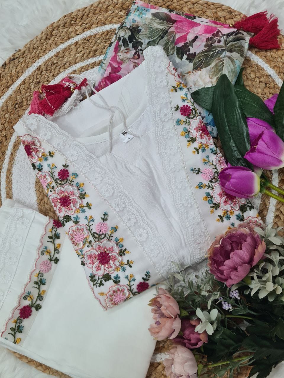 Classic Printed Kurti Set