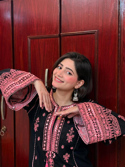 Kaala Phool Kurta Set