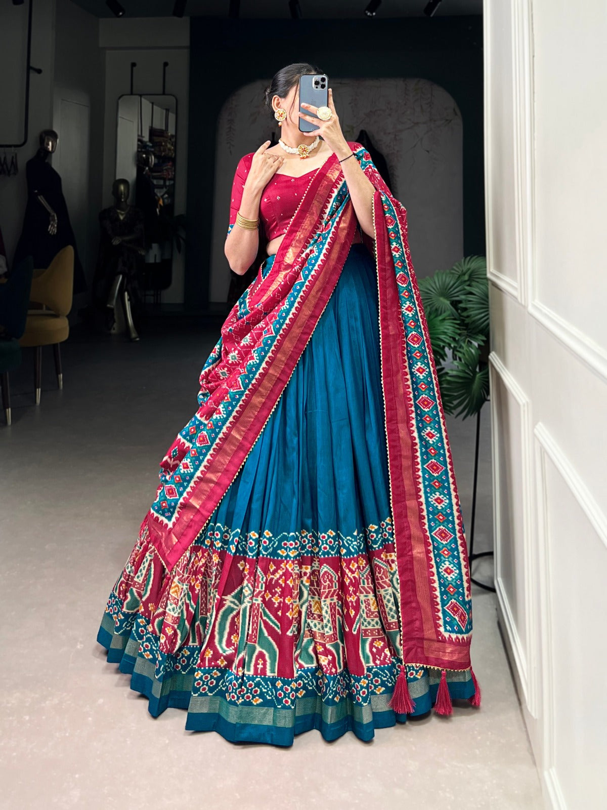 Kalamkari Queen Lehenga