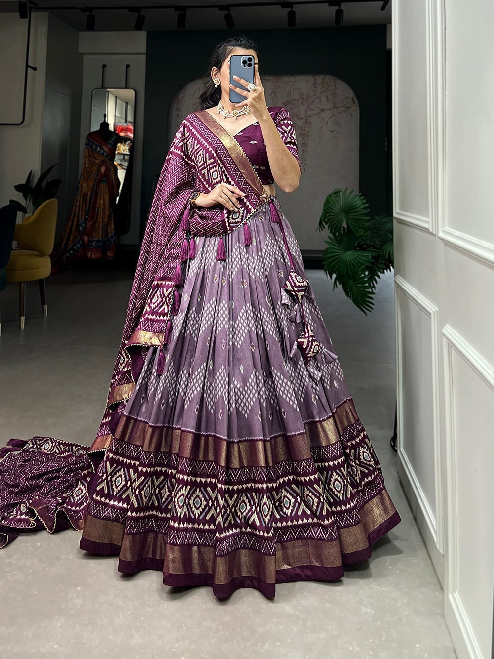 Kalamkari Queen Lehenga