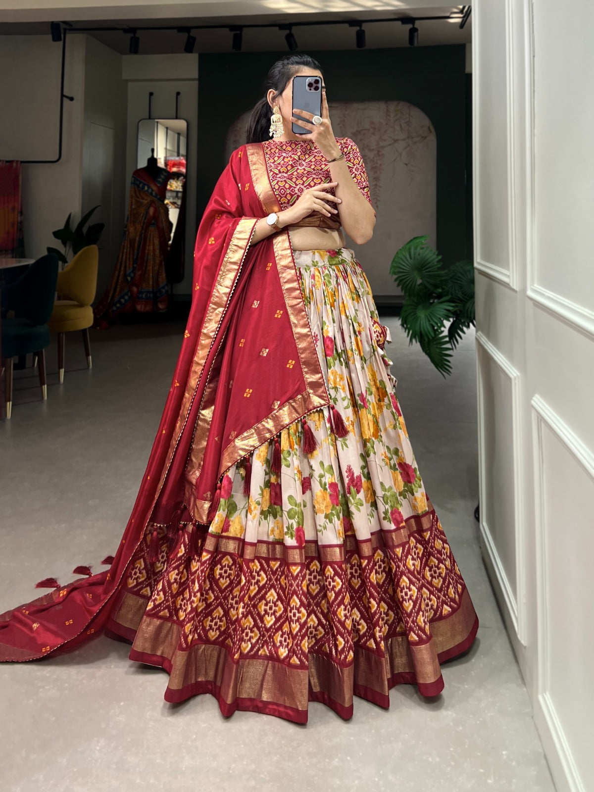 Kalamkari Queen Lehenga
