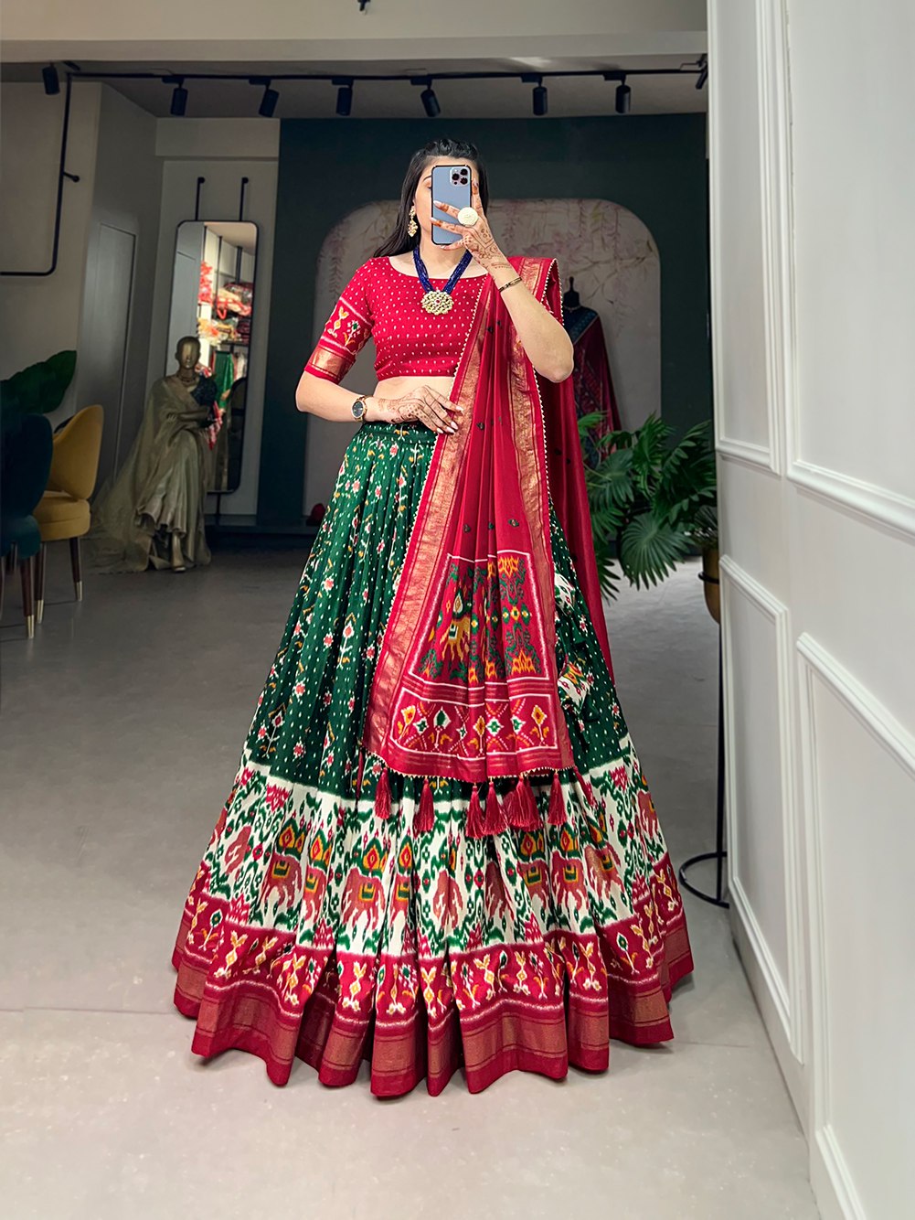 Kalamkari Queen Lehenga