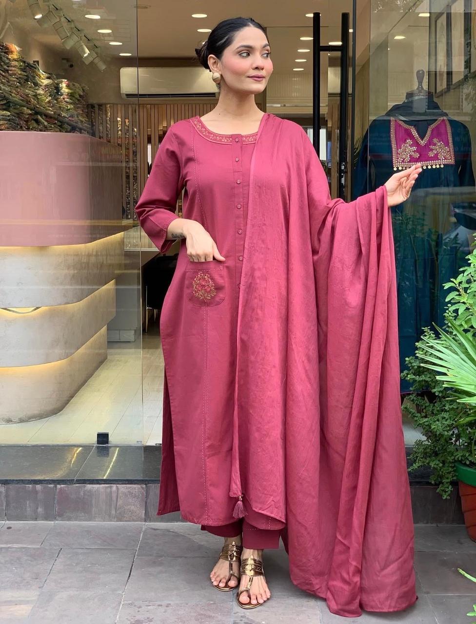 Naira Floral Handcrafted Kurti