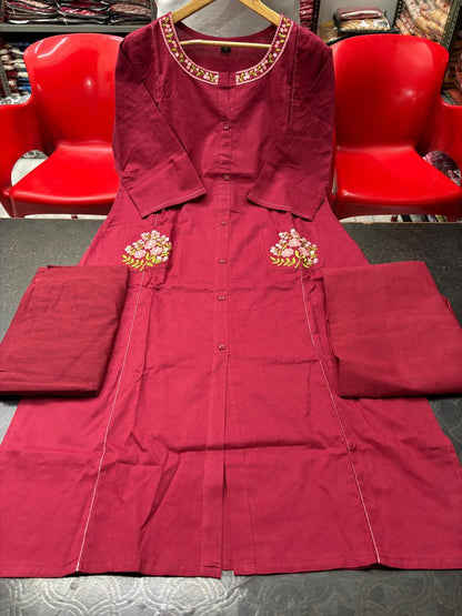 Naira Floral Handcrafted Kurti