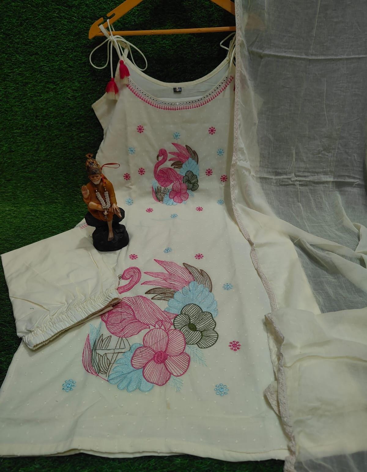 Cotton Dobi Kurti Set
