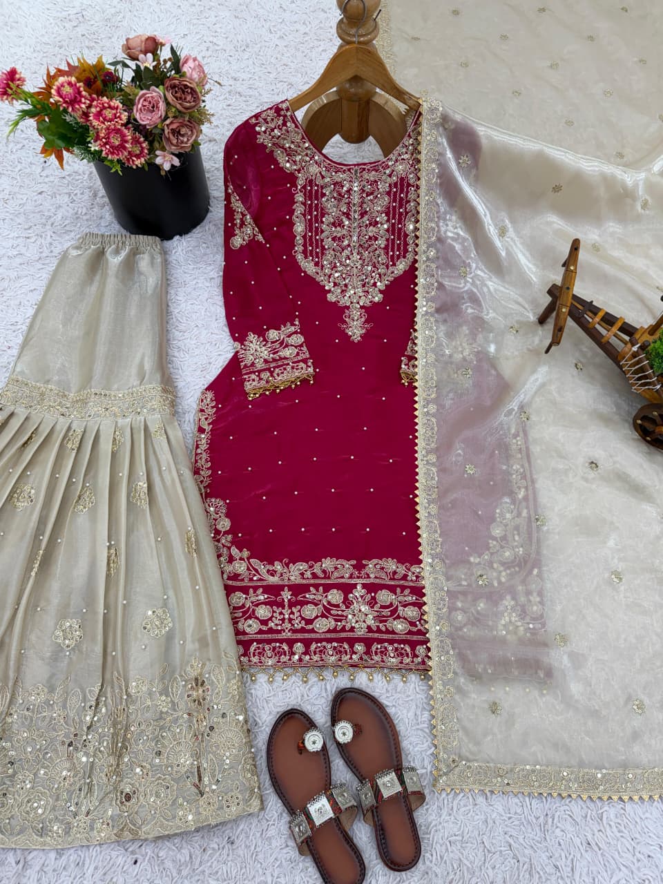 Aarohi Embroidered Set