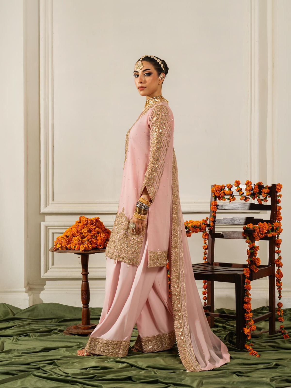 Royal Blush Kurti Set