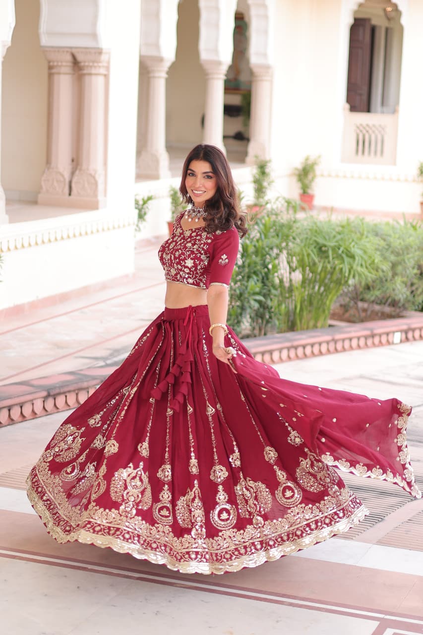 Ruby Wedding Lehenga