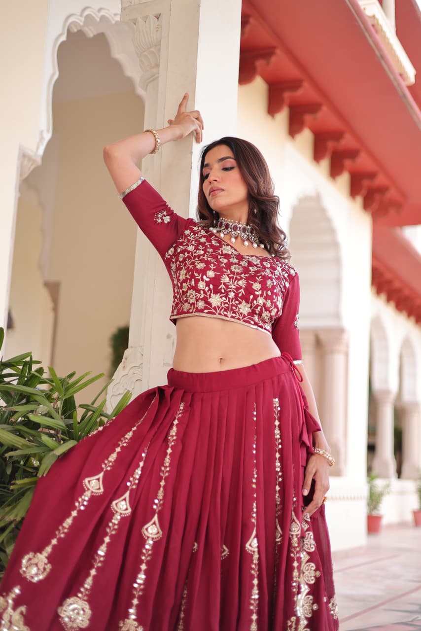Ruby Wedding Lehenga