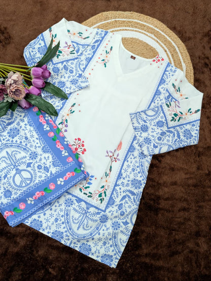 Viscose Printed Reyon Co-ord Sets