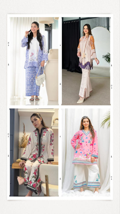 Viscose Printed Reyon Co-ord Sets