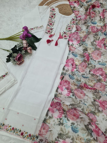 Classic Printed Kurti Set