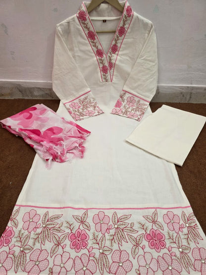 Komal Pink Kurti Set