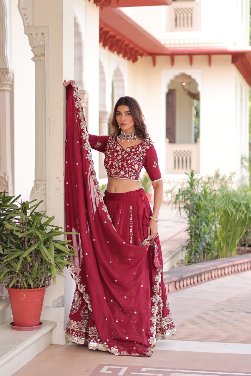 Ruby Wedding Lehenga